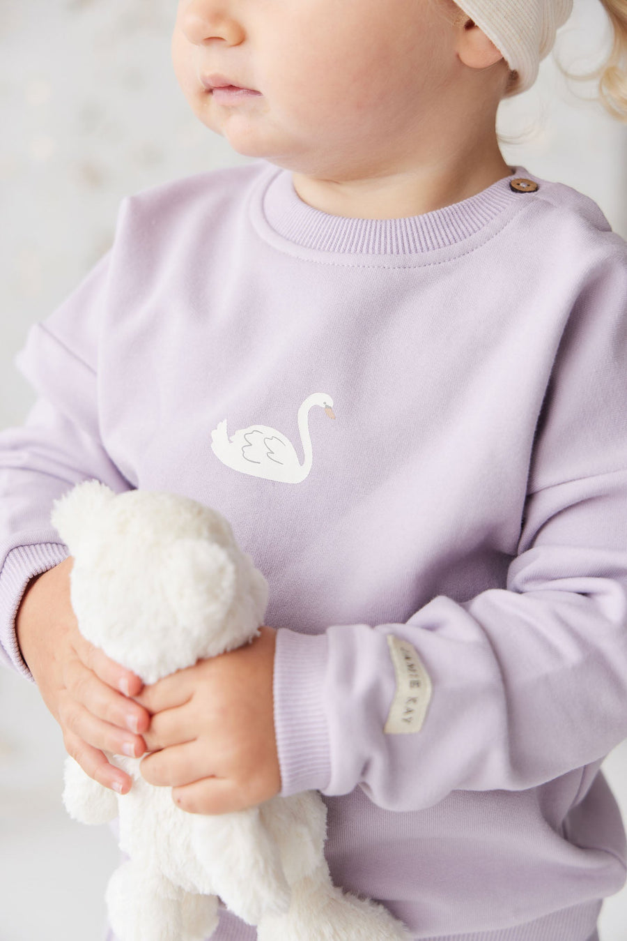 Organic Cotton Bobbie Sweatshirt - Starling Childrens Top from Jamie Kay Australia