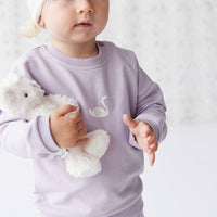 Organic Cotton Bobbie Sweatshirt - Starling Childrens Top from Jamie Kay Australia