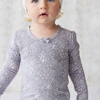 Organic Cotton Long Sleeve Top - April Lilac Childrens Top from Jamie Kay Australia