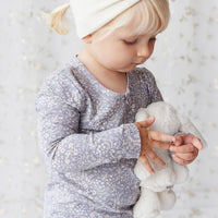 Organic Cotton Long Sleeve Top - April Lilac Childrens Top from Jamie Kay Australia