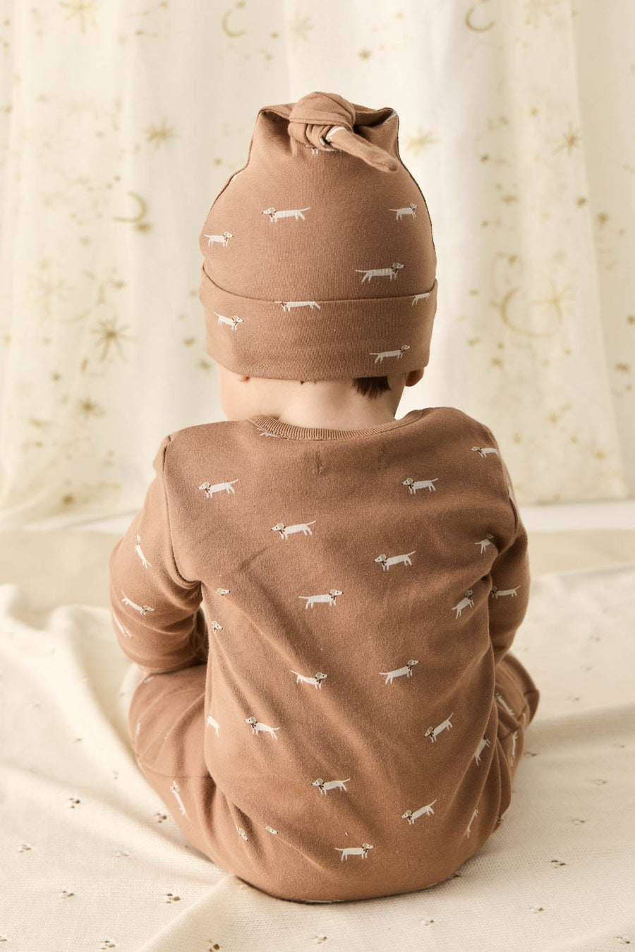 Organic Cotton Reese Zip Onepiece - Cosy Basil Spiced Childrens Onepiece from Jamie Kay Australia