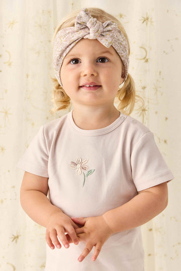 Pima Cotton Aude Oversized Tee - Rosewater Petite Goldie Childrens Top from Jamie Kay Australia