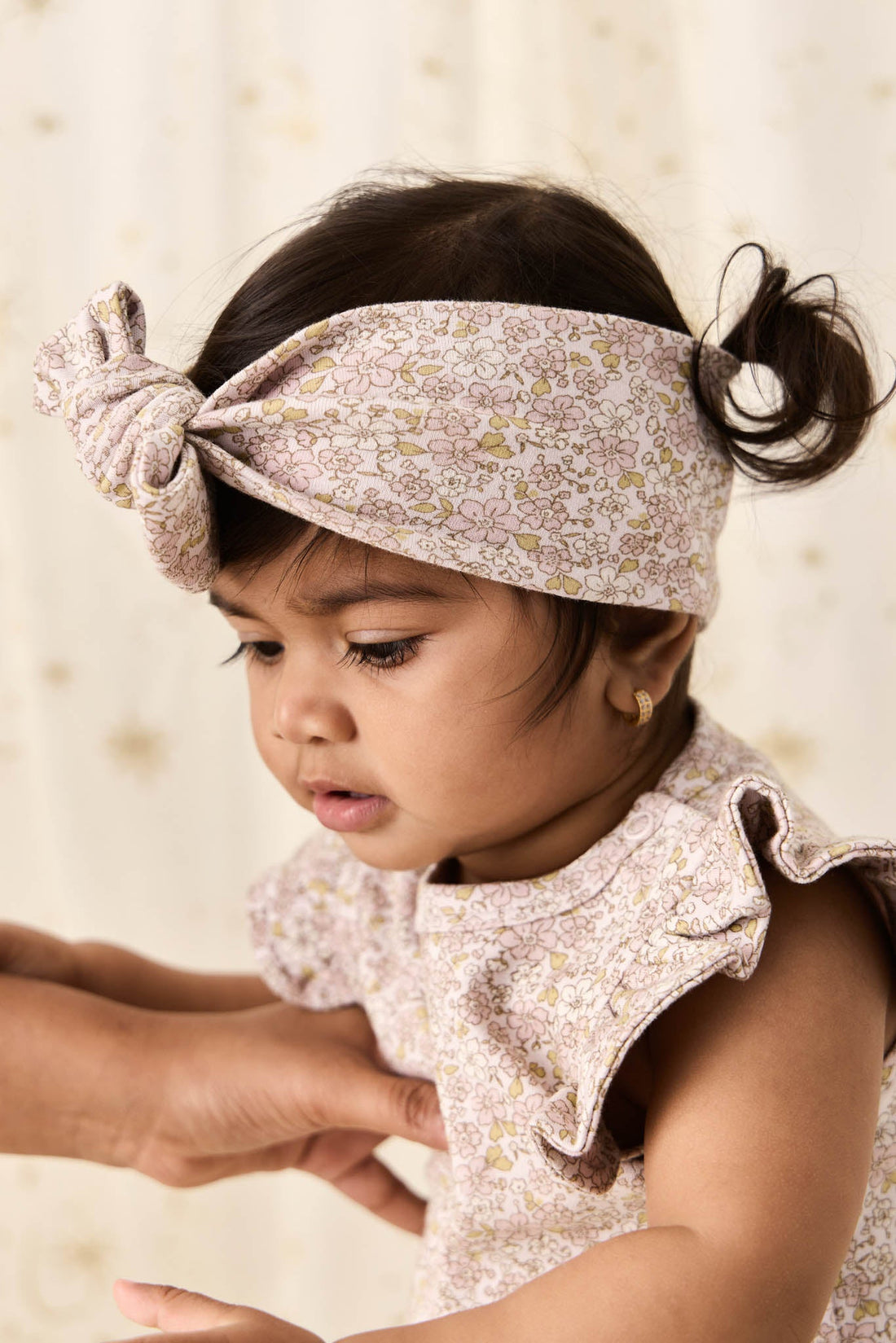 Organic Cotton Headband - Chloe Lilac Childrens Headband from Jamie Kay Australia