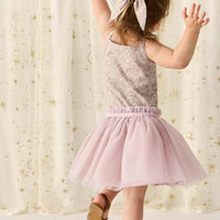 Organic Cotton Singlet - Chloe Lilac Childrens Singlet from Jamie Kay Australia