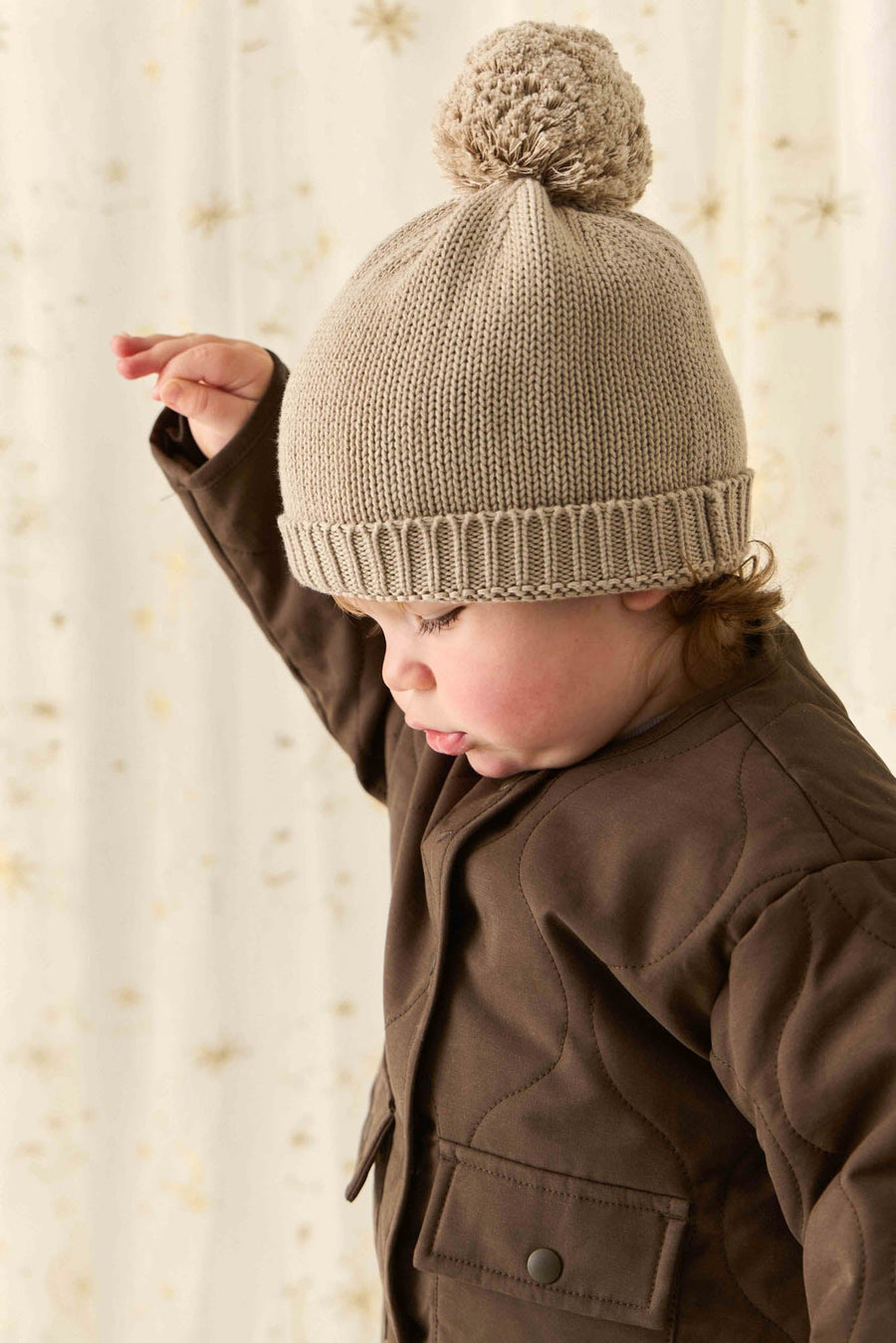 Arie Puffer Jacket - Dark Coffee Childrens Jacket from Jamie Kay Australia