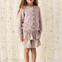 Organic Cotton Ruby Skirt - Chloe Lilac Childrens Skirt from Jamie Kay Australia