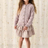 Organic Cotton Ruby Skirt - Chloe Lilac Childrens Skirt from Jamie Kay Australia