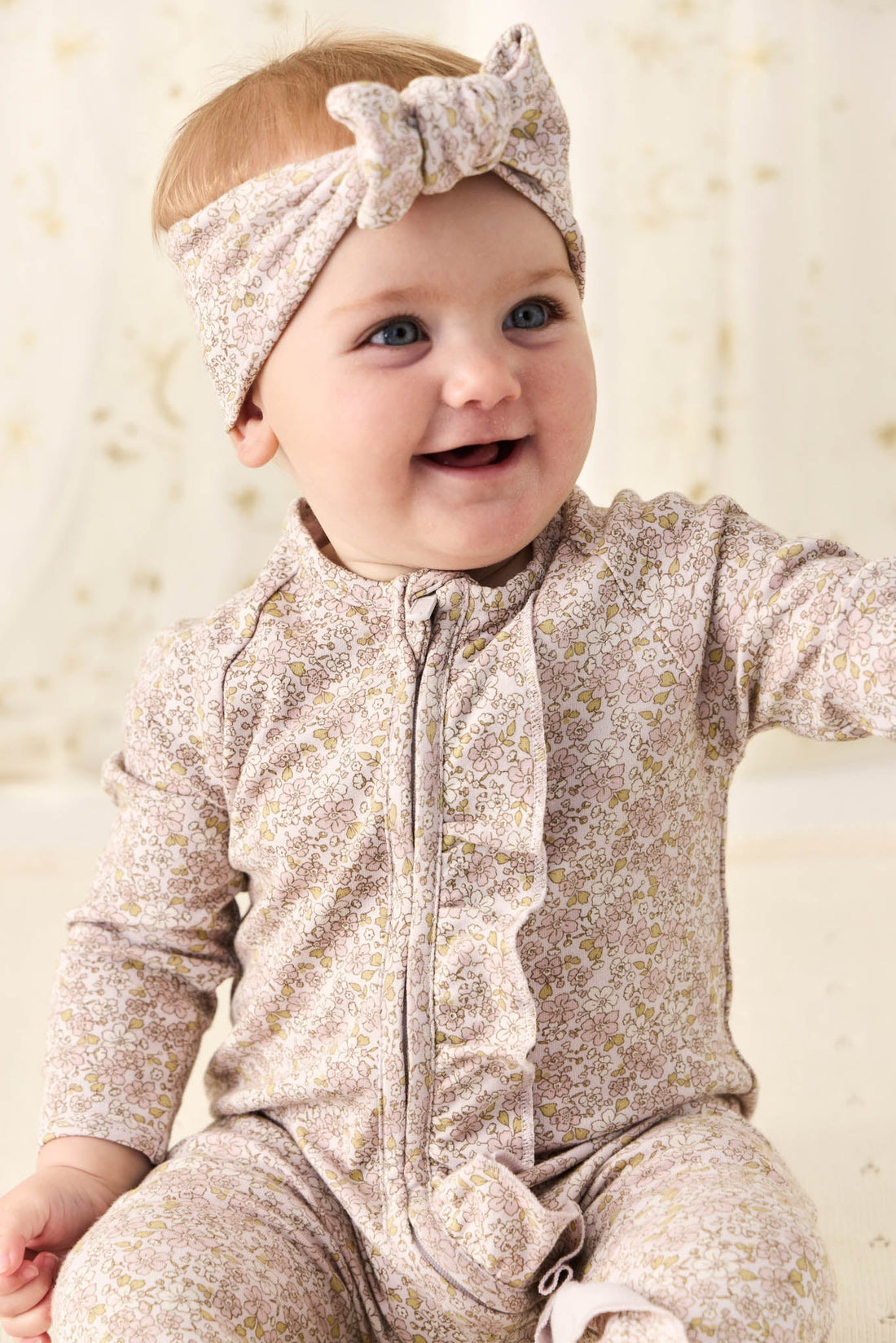 Organic Cotton Melanie Onepiece - Chloe Lilac Childrens Onepiece from Jamie Kay Australia