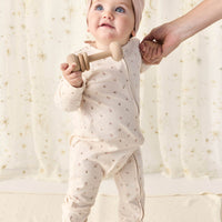 Organic Cotton Frankie Onepiece - Ditsy Berry Rose Childrens Onepiece from Jamie Kay Australia