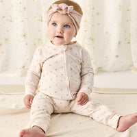 Organic Cotton Frankie Onepiece - Ditsy Berry Rose Childrens Onepiece from Jamie Kay Australia