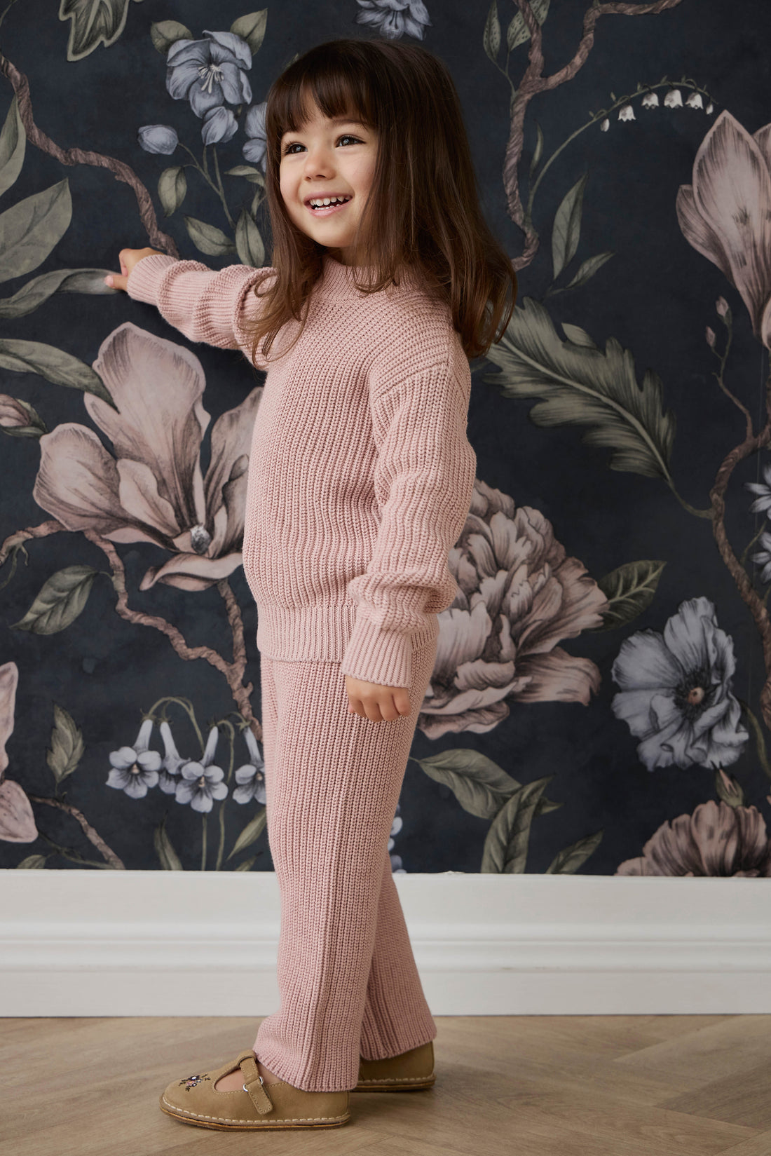 Morgan Pant - Shell Pink Childrens Pant from Jamie Kay Australia