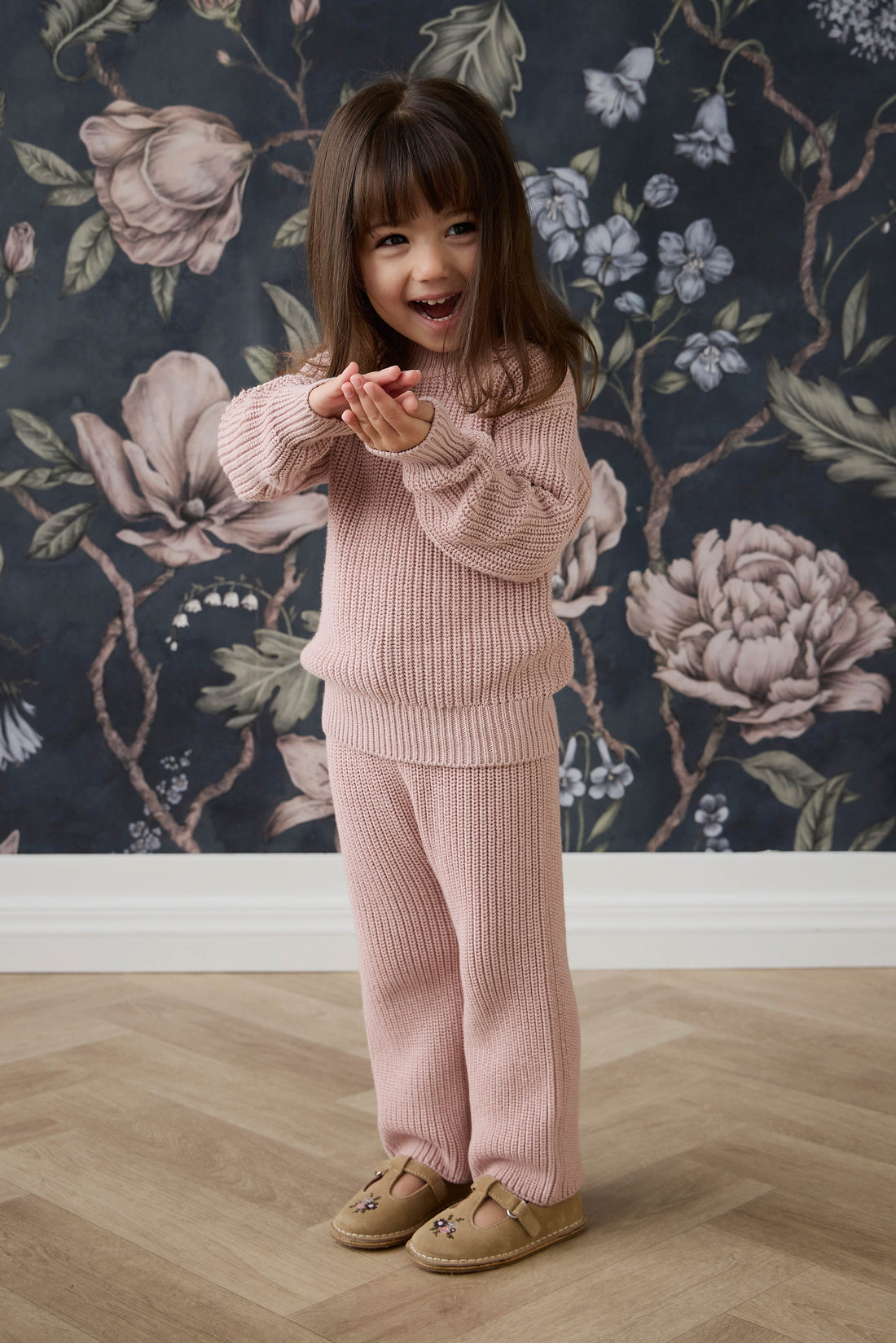 Morgan Pant - Shell Pink Childrens Pant from Jamie Kay Australia