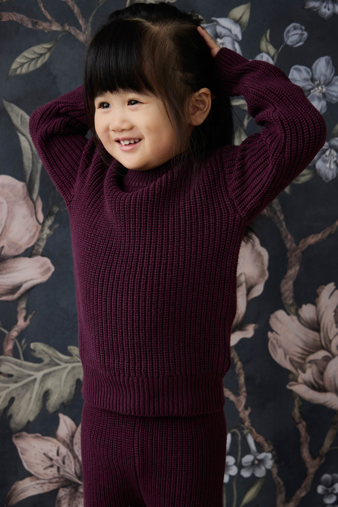 Morgan Jumper - Sugar Plum Childrens Jumper from Jamie Kay Australia