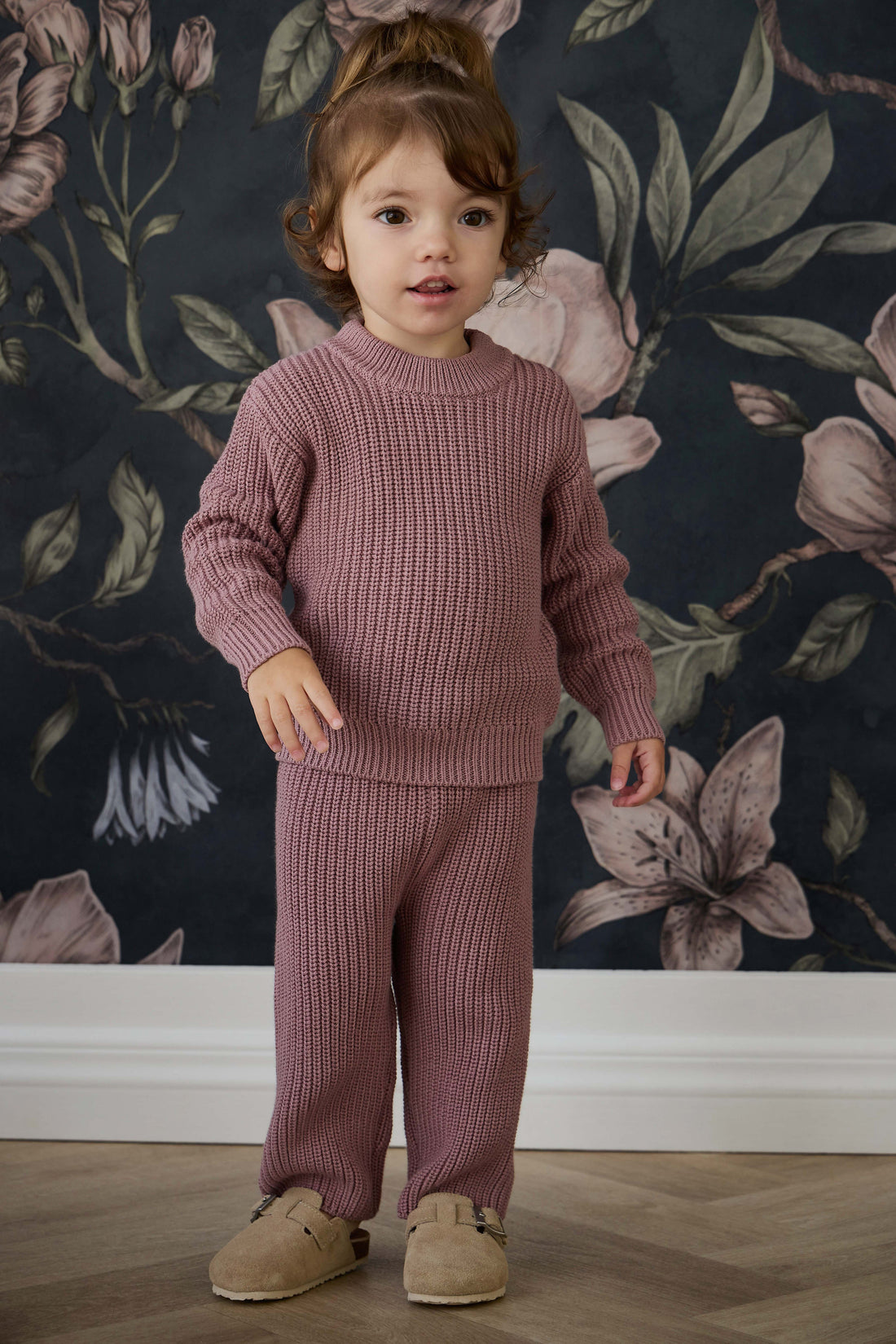 Morgan Jumper - Dreamy Pink Childrens Jumper from Jamie Kay Australia