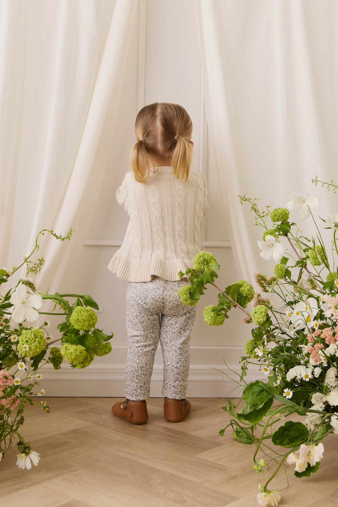 Organic Cotton Everyday Legging - Tully Grey Childrens Legging from Jamie Kay Australia