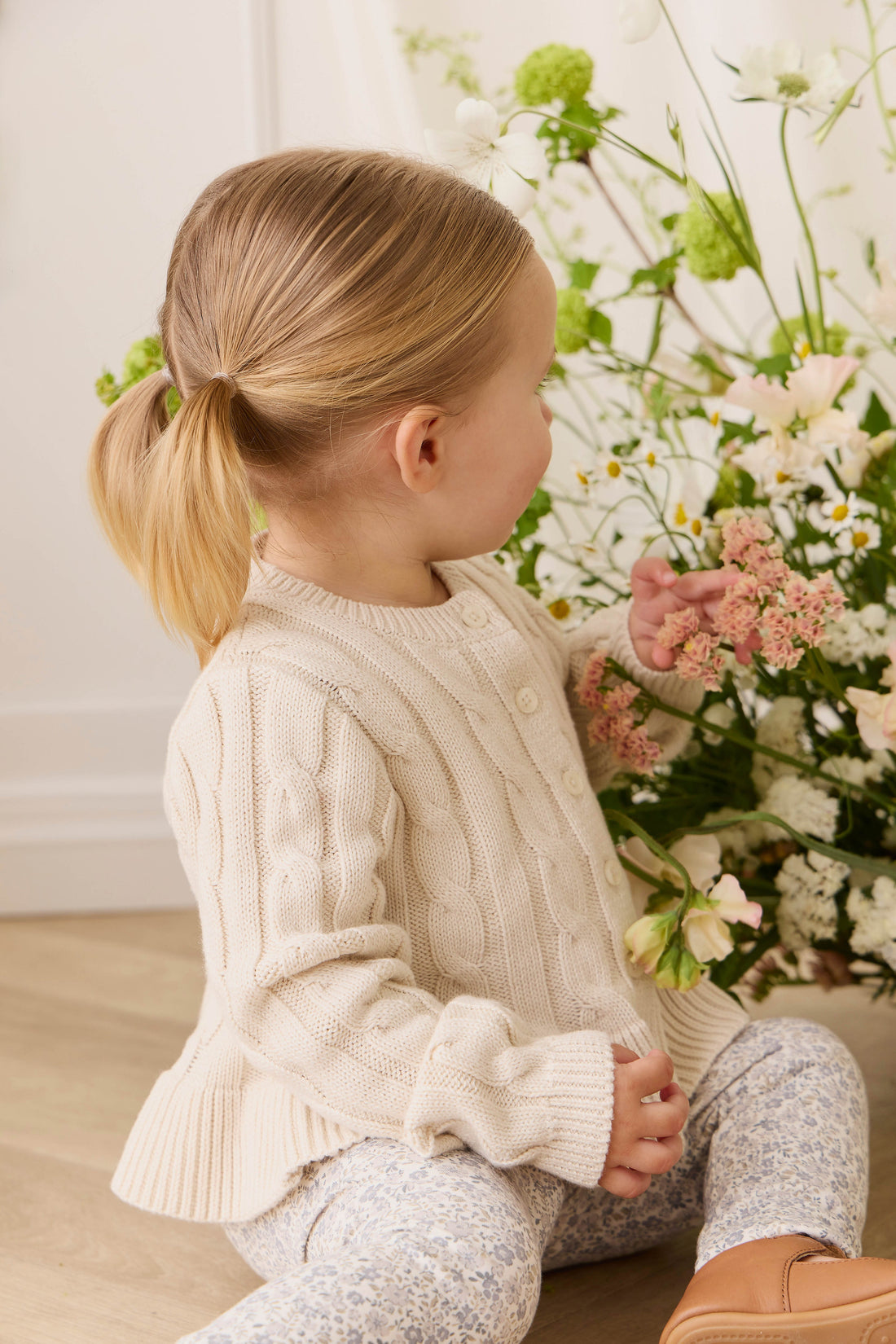 Organic Cotton Everyday Legging - Tully Grey Childrens Legging from Jamie Kay Australia