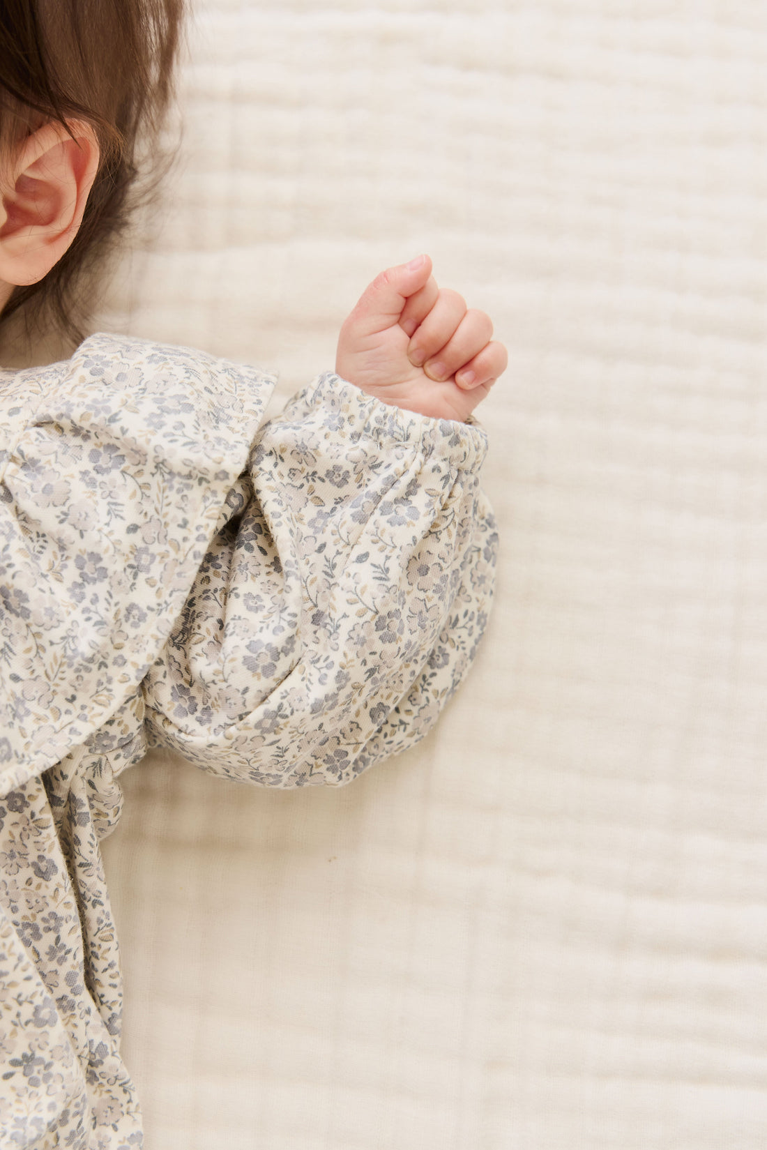 Organic Cotton Aurora Playsuit - Tully Grey Childrens Playsuit from Jamie Kay Australia