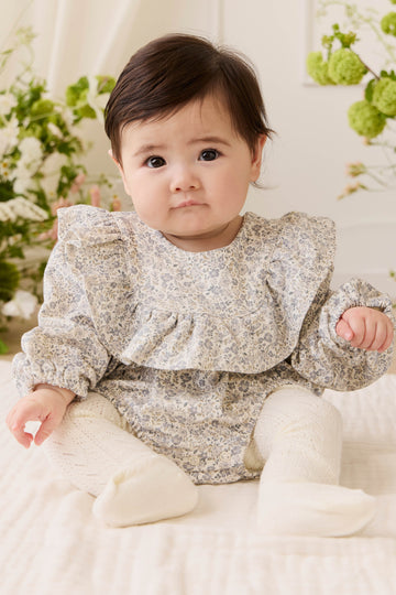 Organic Cotton Aurora Playsuit - Tully Grey Childrens Playsuit from Jamie Kay Australia