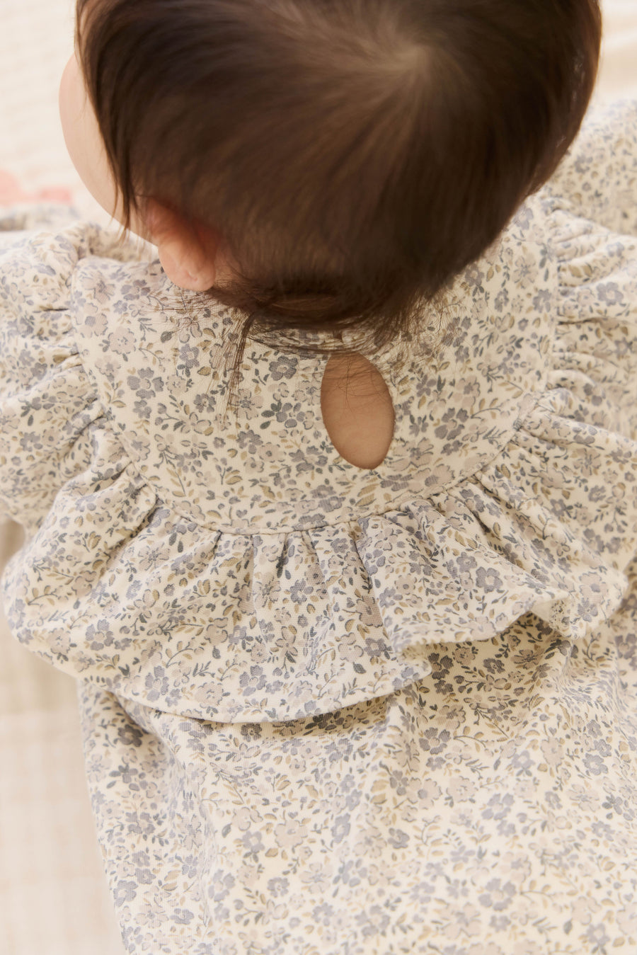 Organic Cotton Aurora Playsuit - Tully Grey Childrens Playsuit from Jamie Kay Australia