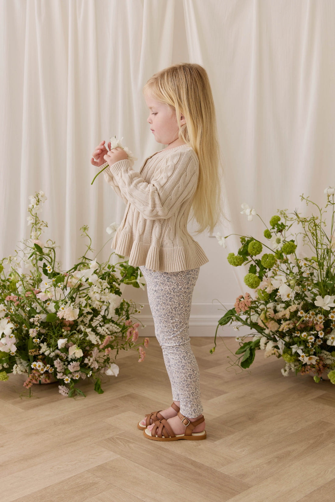 Harriet Cardigan - Vanilla Childrens Cardigan from Jamie Kay Australia