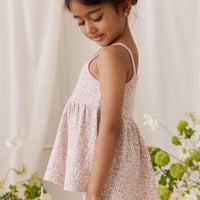 Organic Cotton Modal Elisa Short - Vintage Violet Childrens from Jamie Kay Australia