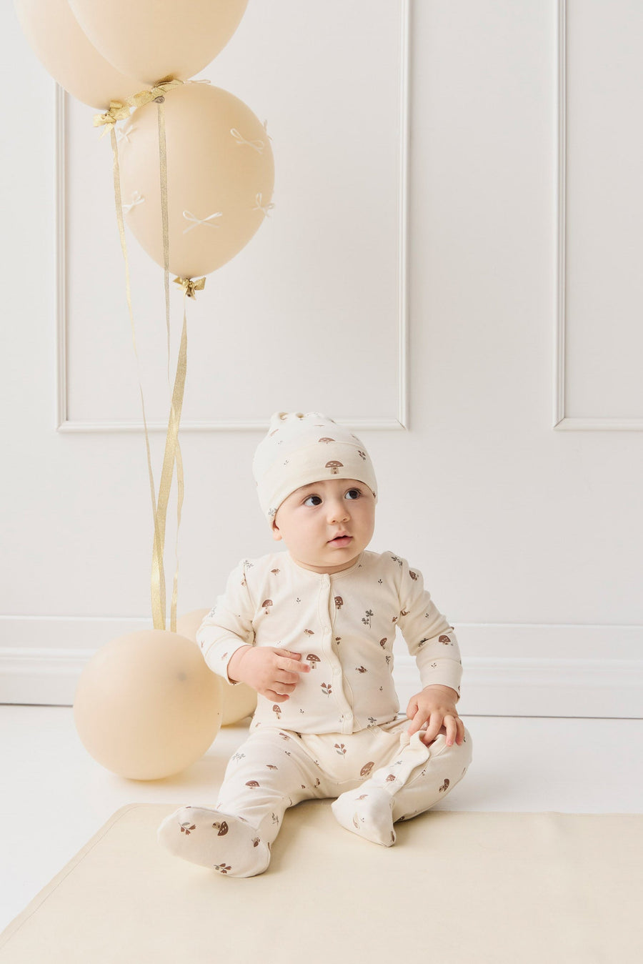 Organic Cotton Pascale Onepiece - Le Champignon Childrens Onepiece from Jamie Kay Australia