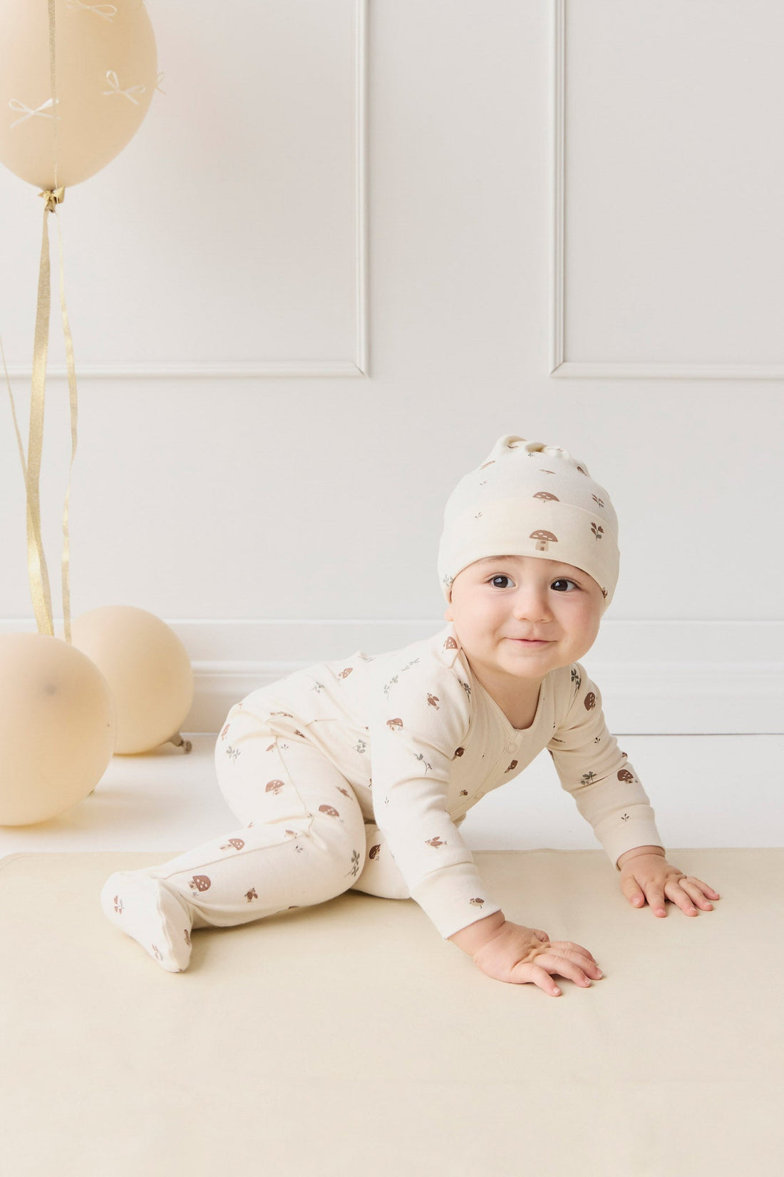 Organic Cotton Pascale Onepiece - Le Champignon Childrens Onepiece from Jamie Kay Australia