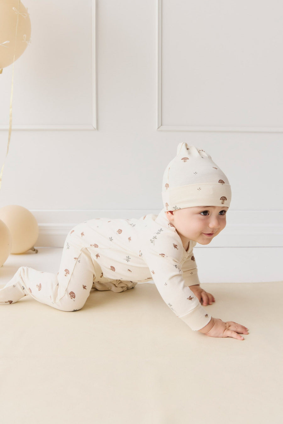 Organic Cotton Pascale Onepiece - Le Champignon Childrens Onepiece from Jamie Kay Australia