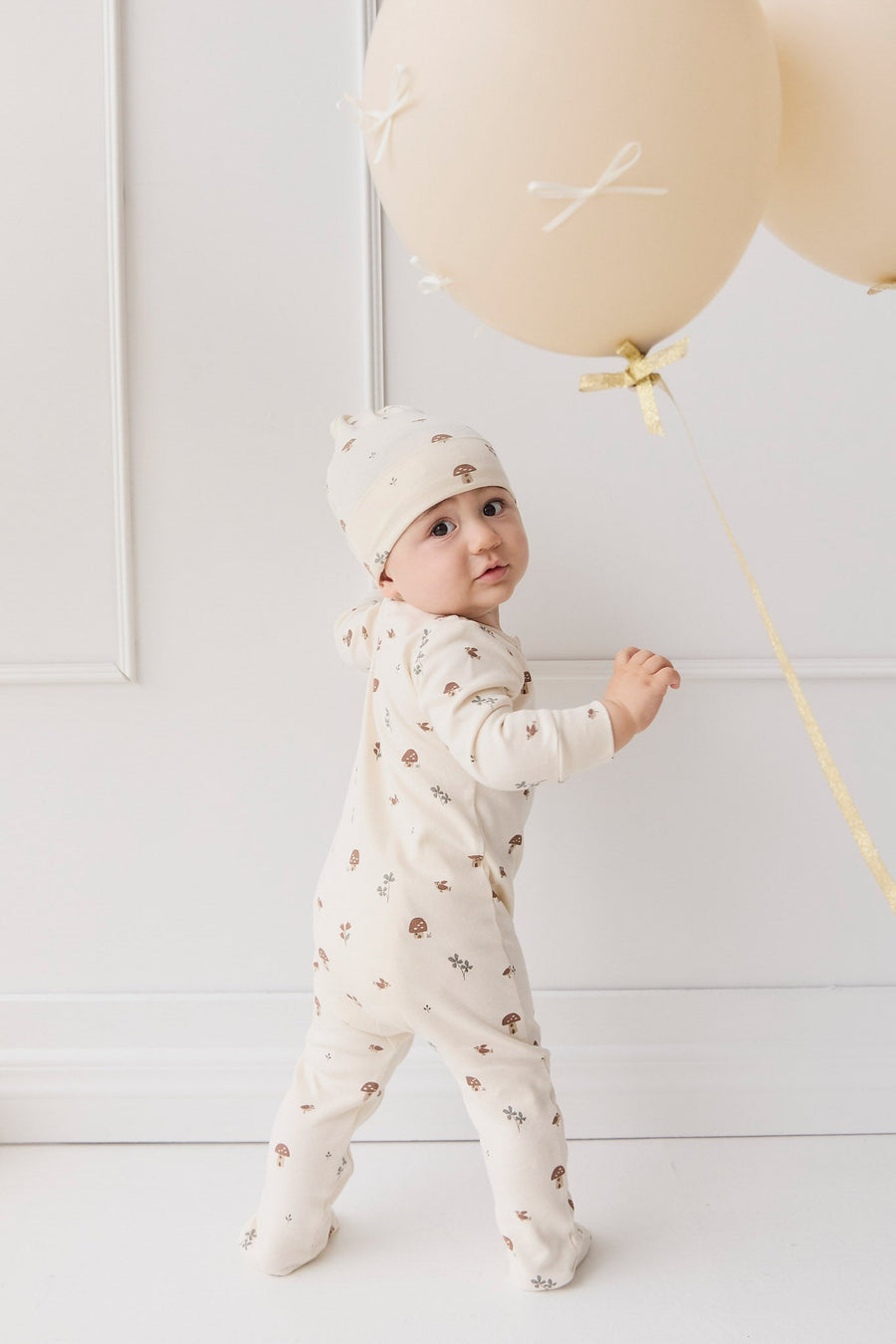 Organic Cotton Pascale Onepiece - Le Champignon Childrens Onepiece from Jamie Kay Australia