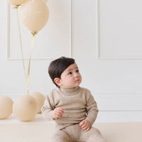 Ethan Pant - Malt Fleck Childrens Pant from Jamie Kay Australia