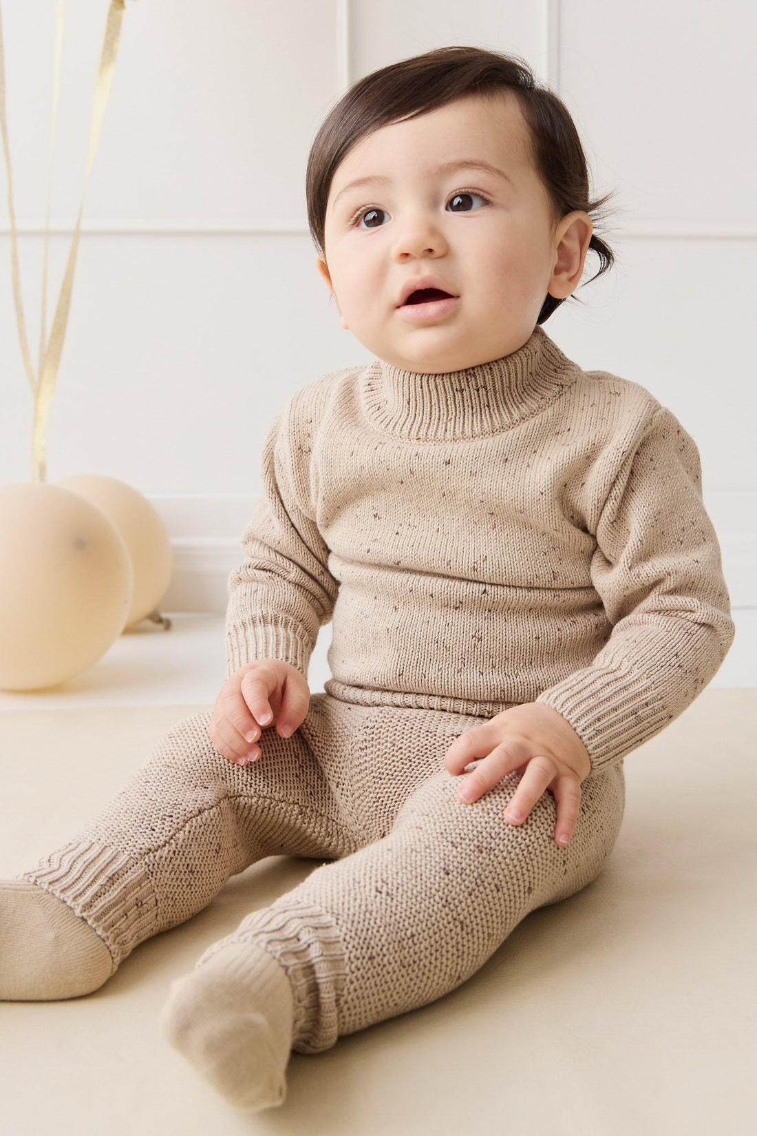 Ethan Pant - Malt Fleck Childrens Pant from Jamie Kay Australia