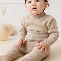 Ethan Pant - Malt Fleck Childrens Pant from Jamie Kay Australia