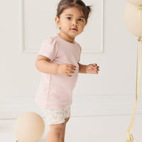 Pima Cotton Tasha Top - Dusky Pink Childrens Top from Jamie Kay Australia