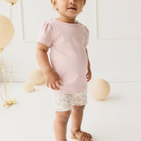 Organic Cotton Everyday Bike Short - Moons Woolen Ball Childrens Short from Jamie Kay Australia