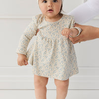 Organic Cotton Sage Top - Adnola Floral Childrens Top from Jamie Kay Australia