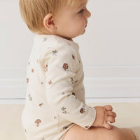 Organic Cotton Fernley Bodysuit - Le Champignon Childrens Bodysuit from Jamie Kay Australia