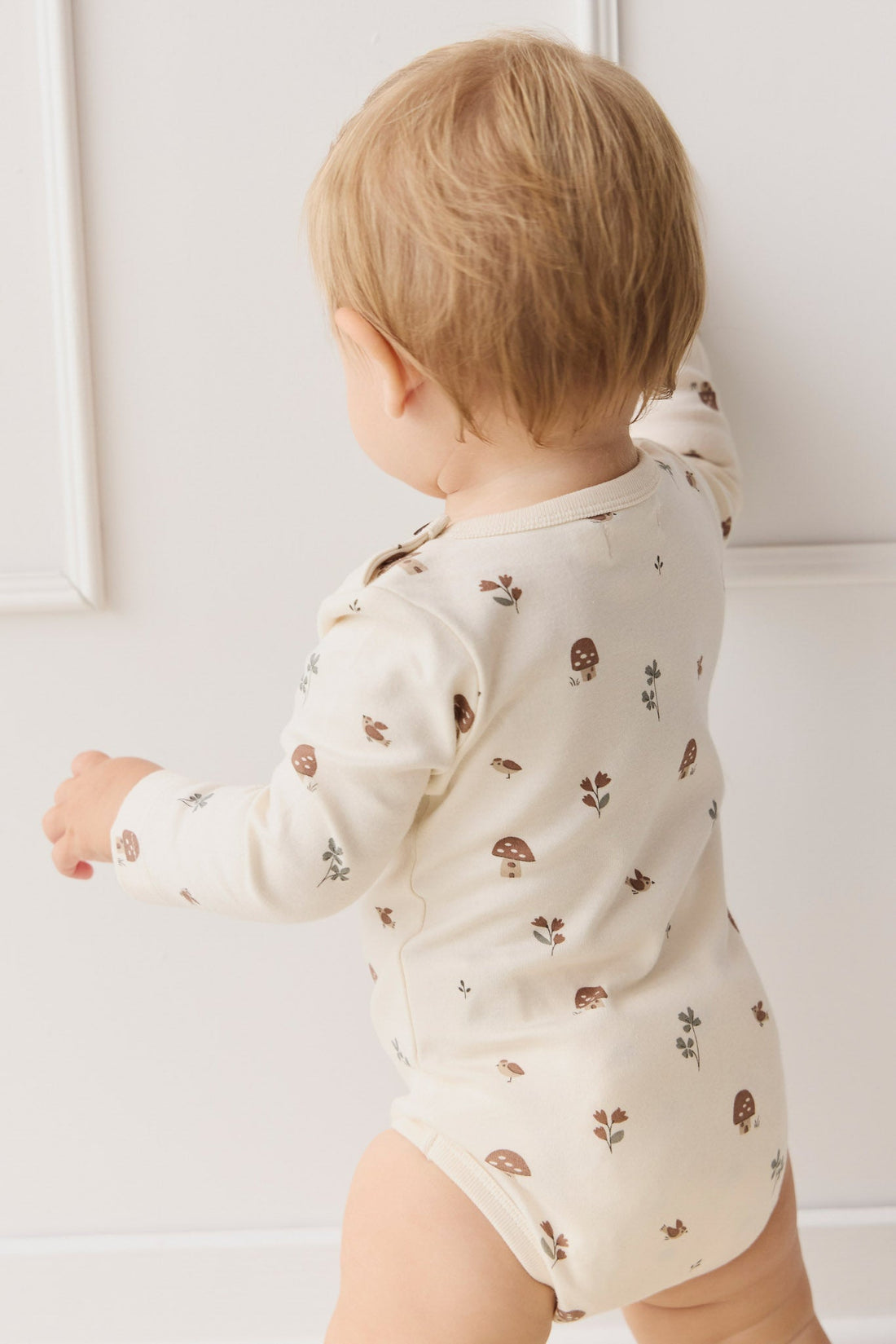 Organic Cotton Fernley Bodysuit - Le Champignon Childrens Bodysuit from Jamie Kay Australia