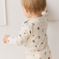 Organic Cotton Fernley Bodysuit - Le Champignon Childrens Bodysuit from Jamie Kay Australia