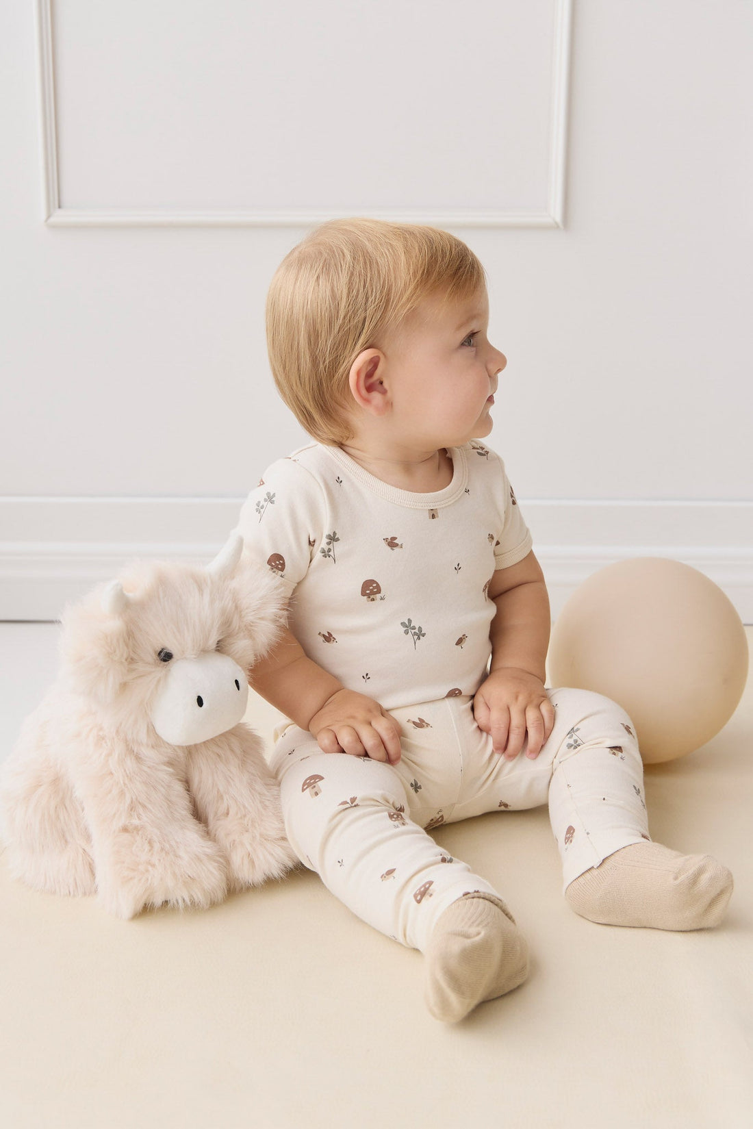 Organic Cotton Everyday Legging - Le Champignon Childrens Legging from Jamie Kay Australia