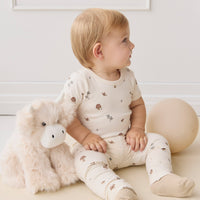 Organic Cotton Everyday Legging - Le Champignon Childrens Legging from Jamie Kay Australia