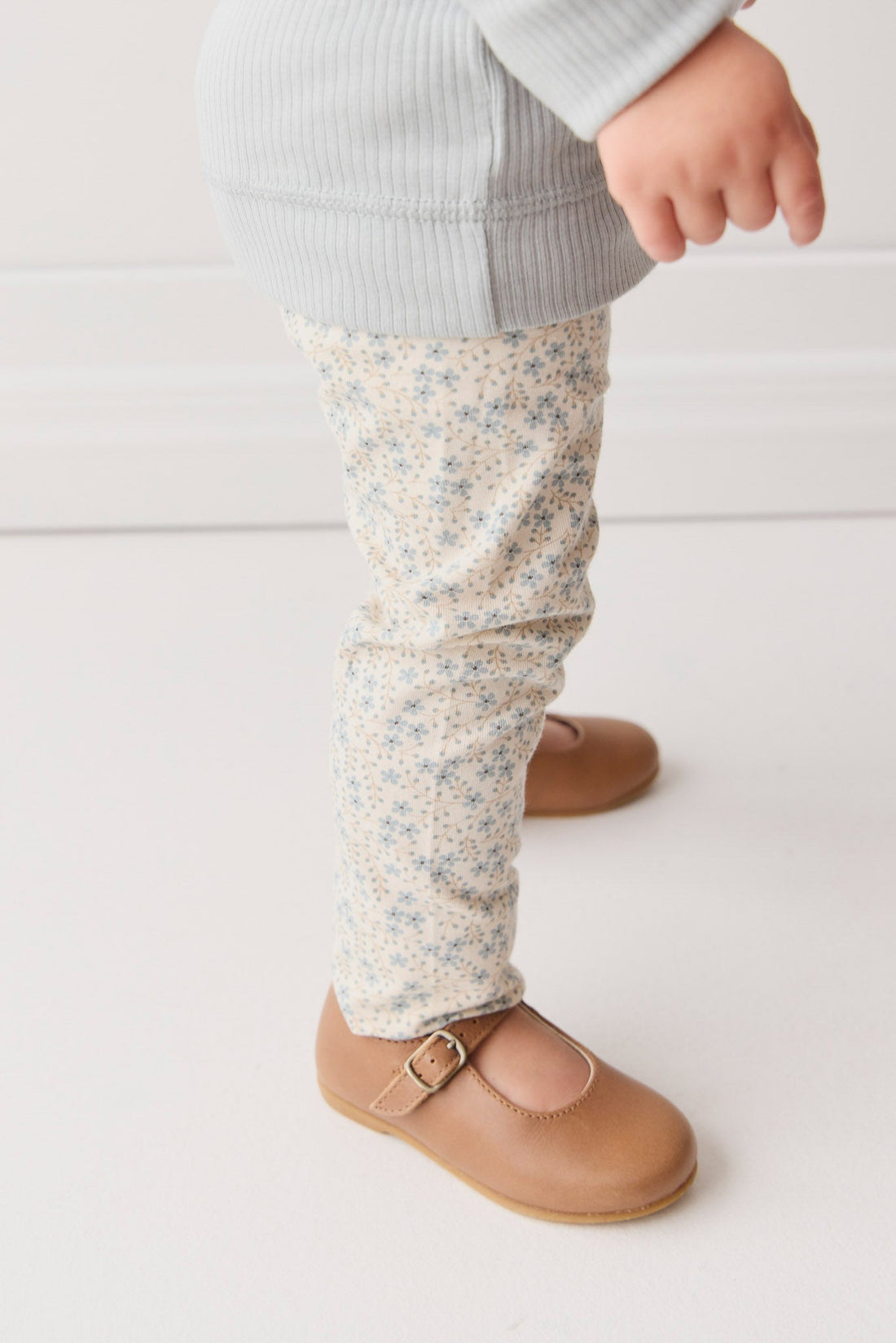 Organic Cotton Everyday Legging - Adnola Floral Childrens Legging from Jamie Kay Australia