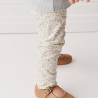 Organic Cotton Everyday Legging - Adnola Floral Childrens Legging from Jamie Kay Australia