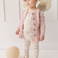 Ava Cardigan - Shell Pink Childrens Cardigan from Jamie Kay Australia