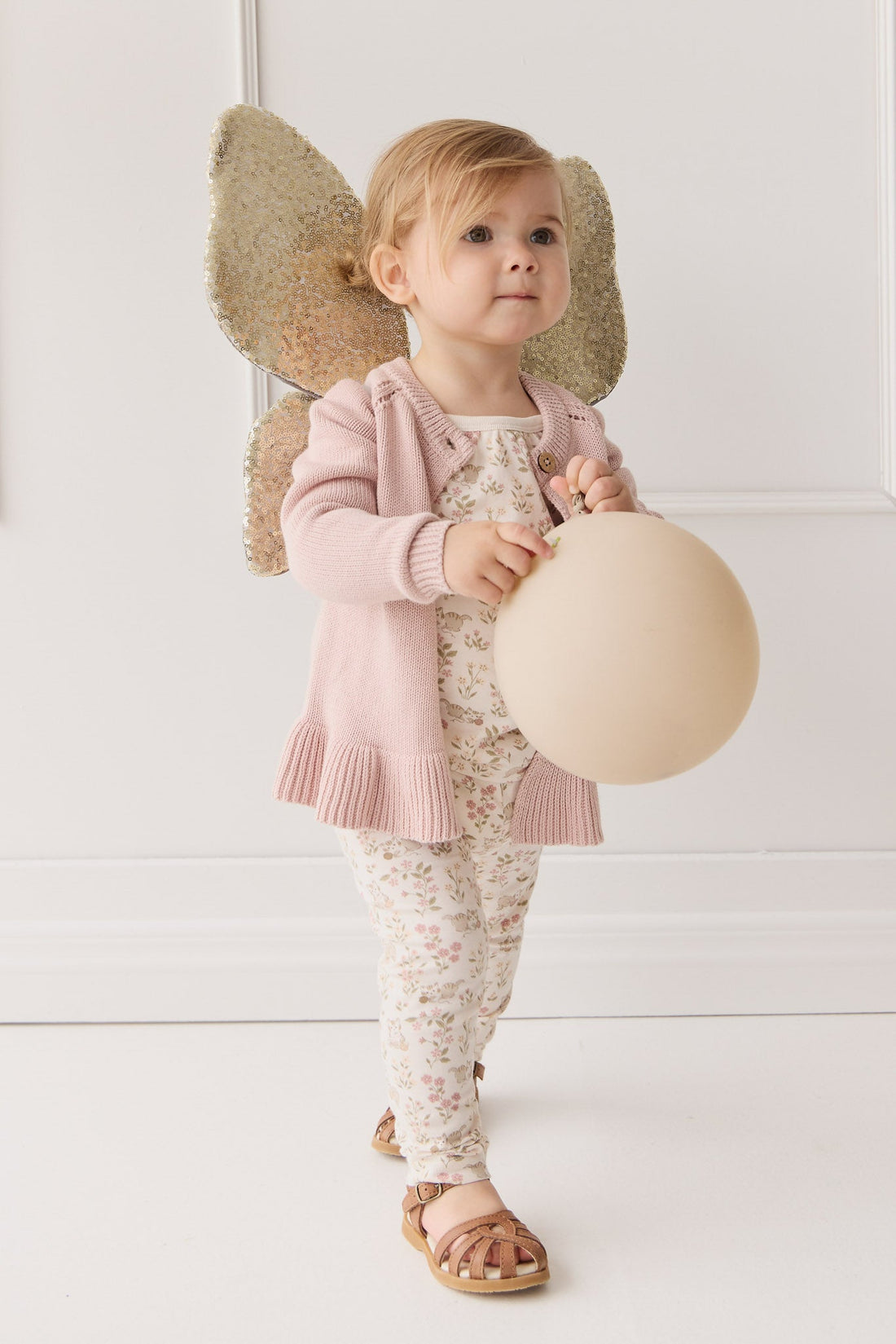 Ava Cardigan - Shell Pink Childrens Cardigan from Jamie Kay Australia