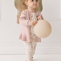 Ava Cardigan - Shell Pink Childrens Cardigan from Jamie Kay Australia