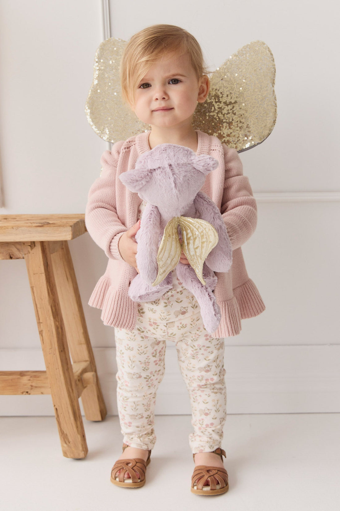 Organic Cotton Everyday Legging - Moons Woolen Ball Childrens Legging from Jamie Kay Australia