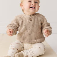 Sam Knitted Jumper - Malt Fleck Childrens Jumper from Jamie Kay Australia