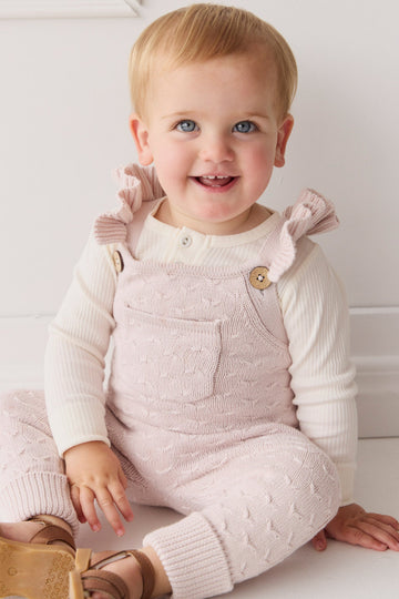 Mia Kintted Onepiece - Soft Misty Rose Childrens Onepiece from Jamie Kay Australia