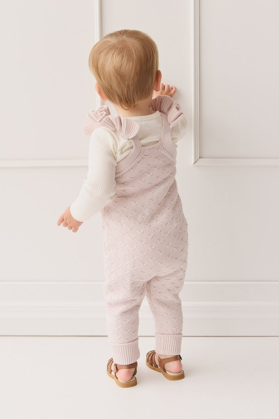 Mia Kintted Onepiece - Soft Misty Rose Childrens Onepiece from Jamie Kay Australia