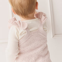 Mia Kintted Onepiece - Soft Misty Rose Childrens Onepiece from Jamie Kay Australia